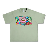 Oil Green Besch Life Urban Heavy Tee - CowhideDigitalArt