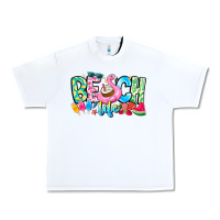 White Besch Life Urban Heavy Tee - CowhideDigitalArt