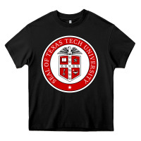 Black Texas Tech University Heavy Core Tee - linhVisuals