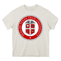 Cream Texas Tech University Heavy Core Tee - linhVisuals
