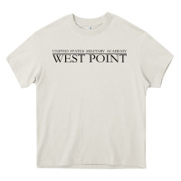 Cream United States Military Academy West Point Heavy Core Tee - linhVisuals