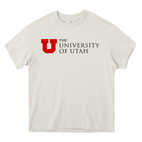 Cream The University of Utah Heavy Core Tee - linhVisuals