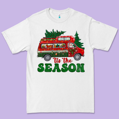 Christmas 'tis The Season Premium Tee Designed By Bundleandbundleshop