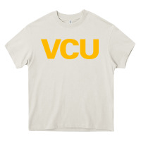 Cream Virginia Commonwealth University Heavy Core Tee - linhVisuals