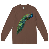 Chestnut Peacock Long Sleeve Tee - LillyAllenDesigns