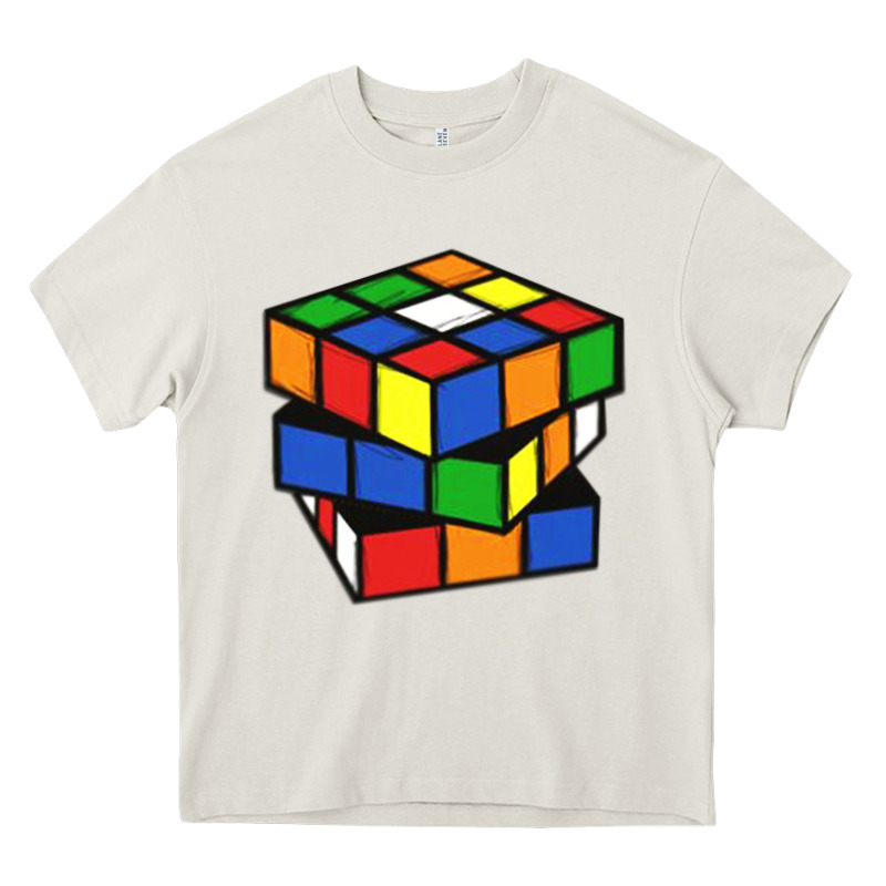 Rubik Cube Heavy Core Tee by linhVisuals | Teevron