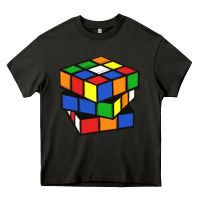 Asphalt rubik cube Heavy Core Tee - linhVisuals