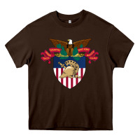 Chocolate Brown United States Military Academy West Point Heavy Core Tee - linhVisuals