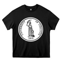 Black University of Virginia Heavy Core Tee - linhVisuals