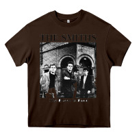 Chocolate Brown the smiths   friends Heavy Core Tee - linhVisuals
