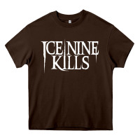 Chocolate Brown ice nine kills Heavy Core Tee - linhVisuals