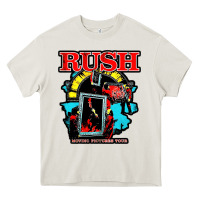 Cream RUSH MUSIC Heavy Core Tee - linhVisuals