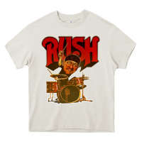 Cream rush neil 10 Heavy Core Tee - linhVisuals