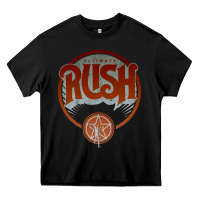 Black RUSH TOUR Heavy Core Tee - linhVisuals