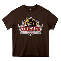 Chocolate Brown cougars, kokomo education Heavy Core Tee - linhVisuals