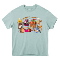 Arona Lunch Lady Coffee Cups Heavy Core Tee - FaDigitalArtStudio