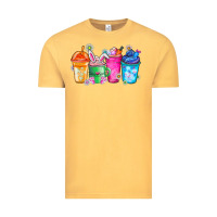 Vintage Mustard Easter Coffee Vintage Tee - CowhideDigitalArt