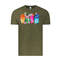 Vintage Olive Easter Coffee Vintage Tee - CowhideDigitalArt