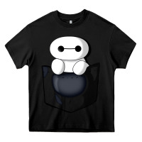 Black baymax in pocket [tb] Heavy Core Tee - linhVisuals