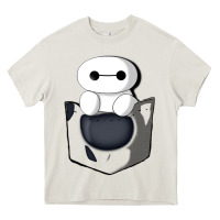 Cream baymax in pocket [tb] Heavy Core Tee - linhVisuals