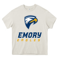 Cream emory eagles Heavy Core Tee - linhVisuals