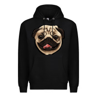 Black pug Premium Hoodie - Jasminsmagicworld