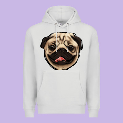 Pug Premium Hoodie Designed By Jasminsmagicworld