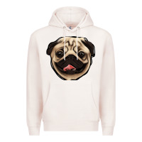 Pale Pink pug Premium Hoodie - Jasminsmagicworld