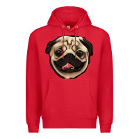 Red pug Premium Hoodie - Jasminsmagicworld