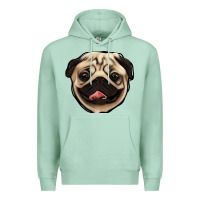 Seafoam pug Premium Hoodie - Jasminsmagicworld