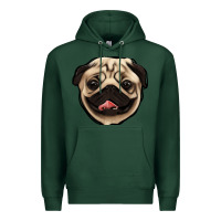 Sports Green pug Premium Hoodie - Jasminsmagicworld