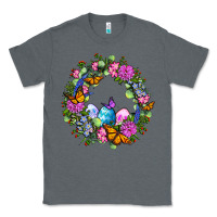 Charcoal Heather Easter Ocaliptus spring flowers Classic Tee - OliviaCreatesArt