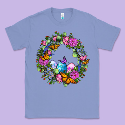Easter Ocaliptus Spring Flowers Classic Tee Designed By Oliviacreatesart