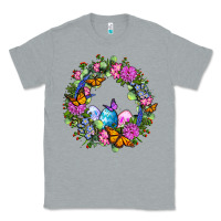 Heather Grey Easter Ocaliptus spring flowers Classic Tee - OliviaCreatesArt