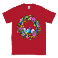 Red Easter Ocaliptus spring flowers Classic Tee - OliviaCreatesArt