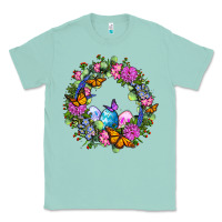 Seafoam Easter Ocaliptus spring flowers Classic Tee - OliviaCreatesArt