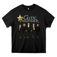 Black Celtic Thunder Heavy Core Tee - linhVisuals