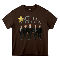 Chocolate Brown Celtic Thunder Heavy Core Tee - linhVisuals