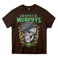 Chocolate Brown dropkick murphy's Heavy Core Tee - linhVisuals