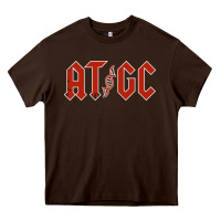 Chocolate Brown atgc funny science Heavy Core Tee - linhVisuals