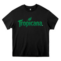 Black tropicana Heavy Core Tee - linhVisuals