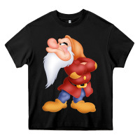 Black grumpy dopey dwarf Heavy Core Tee - linhVisuals