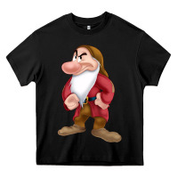 Black grumpy dopey dwarf Heavy Core Tee - linhVisuals