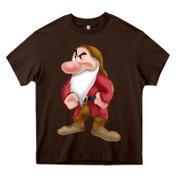 Chocolate Brown grumpy dopey dwarf Heavy Core Tee - linhVisuals