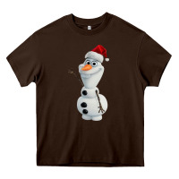 Chocolate Brown olaf Heavy Core Tee - linhVisuals