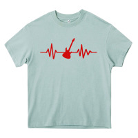 Arona heartbeat electric guitar Heavy Core Tee - linhVisuals