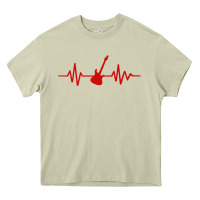 Mossy heartbeat electric guitar Heavy Core Tee - linhVisuals