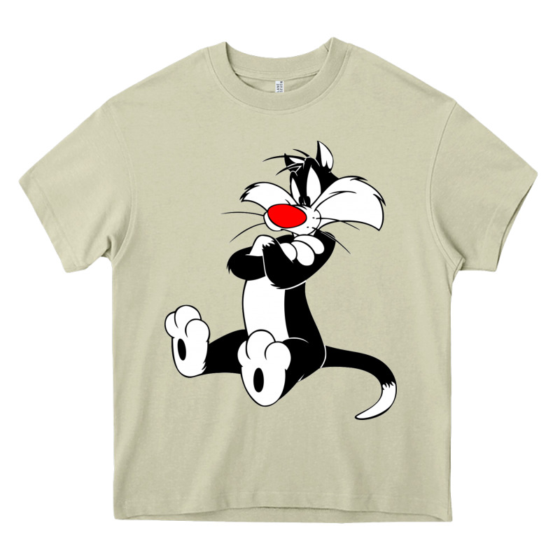 Sylvester Cat Heavy Core Tee by linhVisuals | Teevron