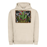 Pigment French Oak aztec cowhide cacti Urban Hoodie - RanaPortraitStore