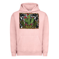 Pigment Salmon aztec cowhide cacti Urban Hoodie - RanaPortraitStore